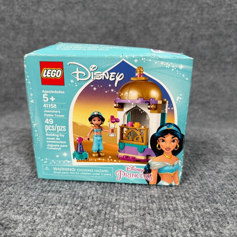 New Lego Disney Princess 41158 Jasmine's Petite Tower Building Toys Age 5+